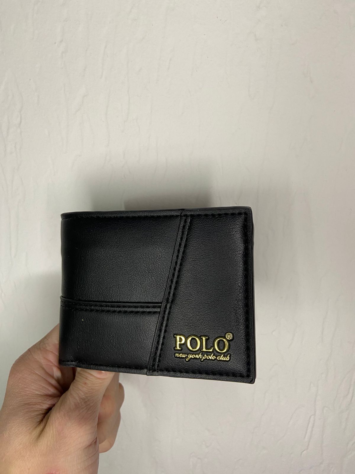 Billetera premiun Pólo black #008