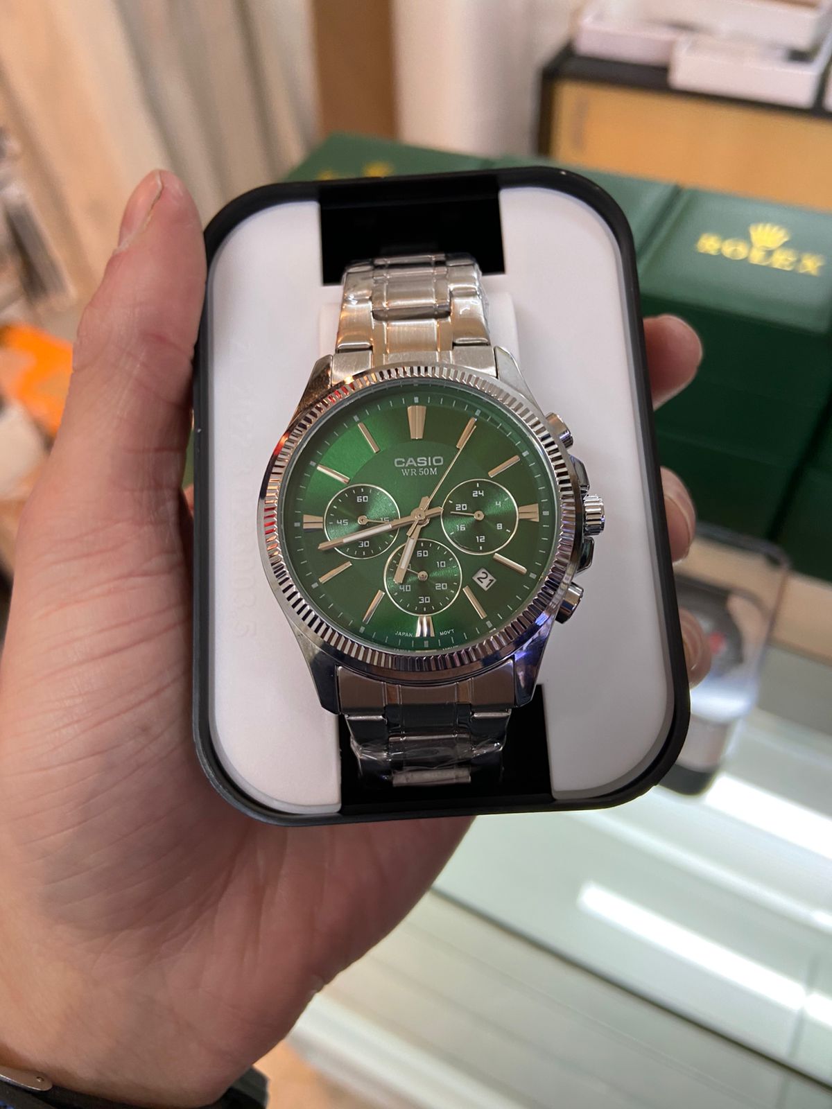 CASIO EFR-550SG “Green Imperial Chrono” #017